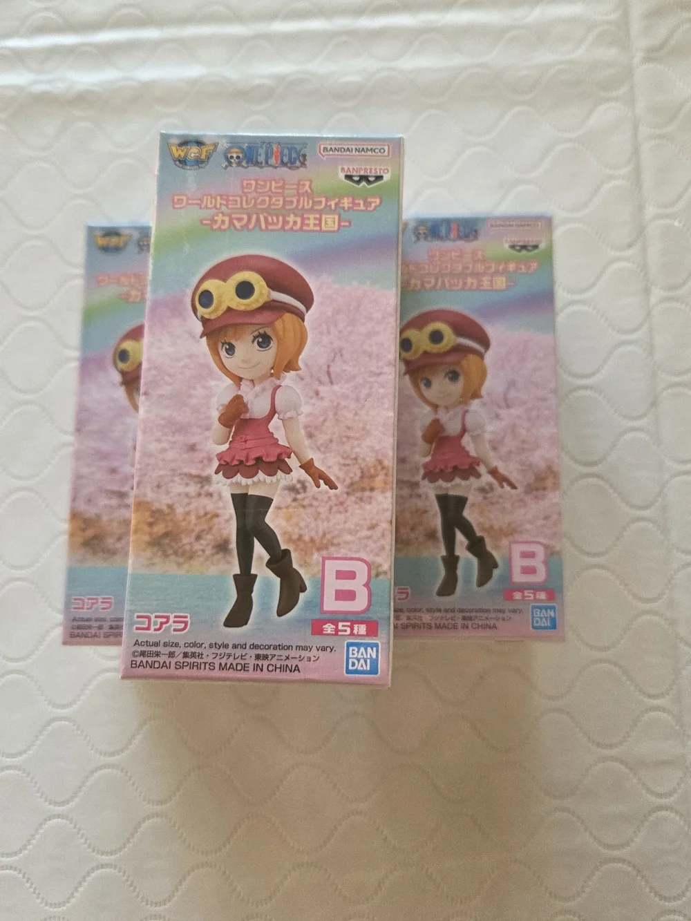 One Piece WCF Kamabakka Kingdom Koala Box B Mini Figure Lot of 3
